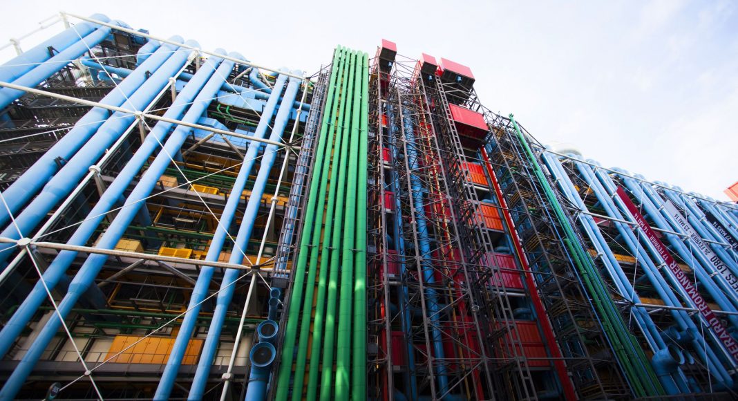 Κέντρο Ζωρζ Πομπιντού (Centre Georges Pompidou) , Παρίσι, Γαλλία , Ευρώπη