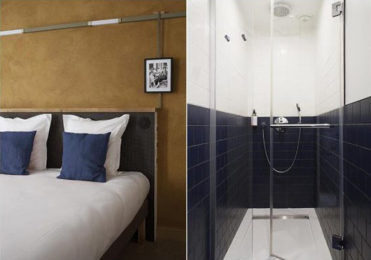 Υπνοδωμάτιο & Προσωπικό Μπάνιο, Hôtel La Nouvelle République, Παρίσι, Γαλλία, Ευρώπη