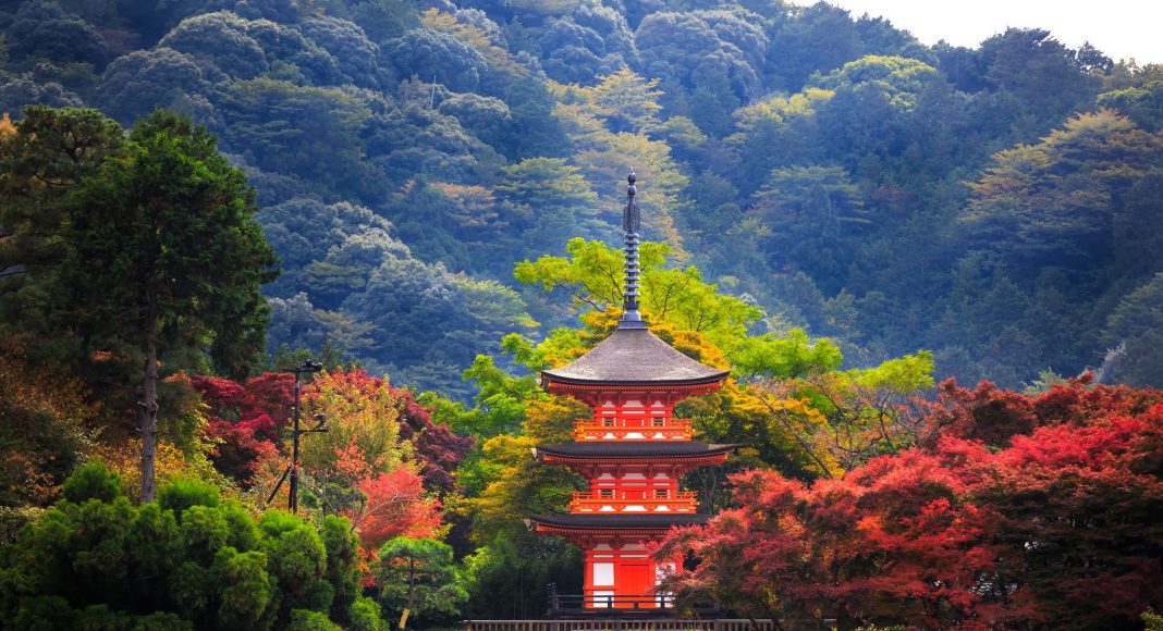 Ναός Κιγιομιζού (Kiyomizu-dera), Κιότο, Ιαπωνία, Ασία